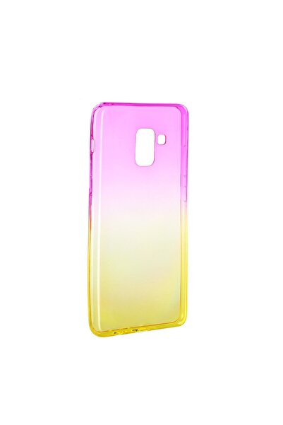 Forcell Μαλακό TPU Όμπρε - Ροζ / Χρυσό (Samsung Galaxy A8 2018)