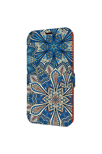 MobiWear Θήκη-Βιβλιοστάτης (V108P) Λουλουδάτο Μάνταλα (Xiaomi Poco M3)
