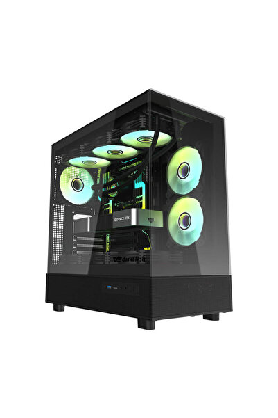 Dark Flash Carcasă PC Darkflash DPX90, Middle Tower, ATX/M-ATX/ITX, Sticlă se...