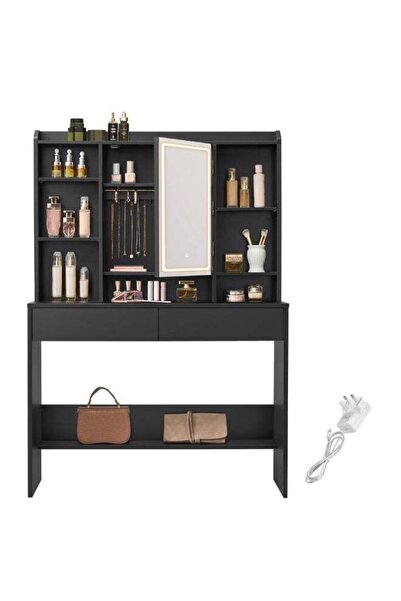 VASAGLE KAILYN Collection - Dressing Table with LED Lights, 3 Colours, Vanity...