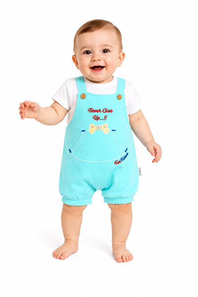 Chicsy Baby طقم سالوبيت للأطفال الأولاد من Sweet Baby، طقم صيفي مكون من قطعتي...