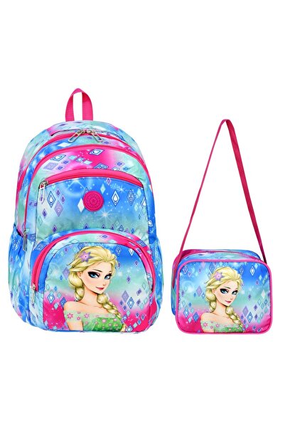 miço kids Rucsac cu imprimeu cu personaje pentru fete – Geantă cu mai multe c...