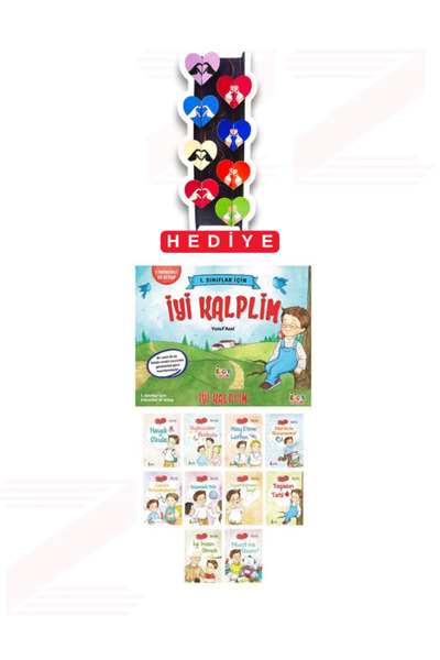 Nesil Çocuk Yayınları 10 books of good hearted activities for 1st graders (8 ...