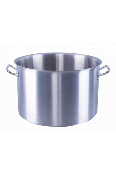 NO BRAND Oală din oțel inoxidabil cu capac, medie, 12L Szron STD2525