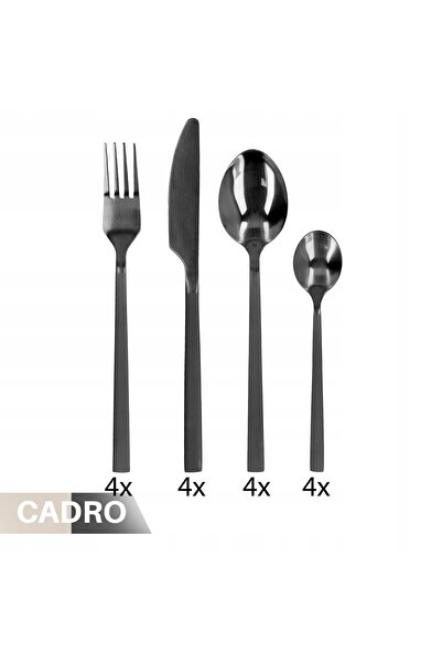 NO BRAND Set de tacâmuri (linguri, furculițe, cuțite, lingurițe) pentru 4 per...