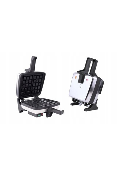 NO BRAND Aparat de făcut vafe pentru 2 vafe, cu grilă 4x6, Dezal Pro 301.7 LW...