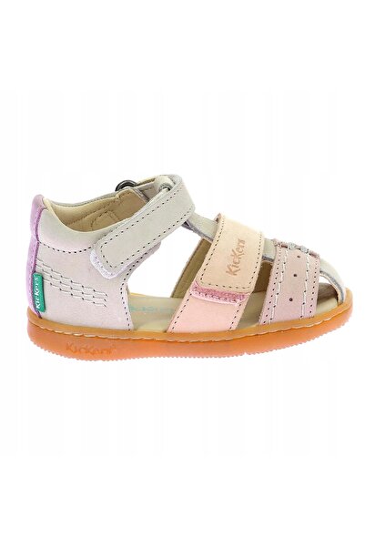 NO BRAND Sandale copii Kickers Kick Bazar roz deschis/multicolor 25 EU