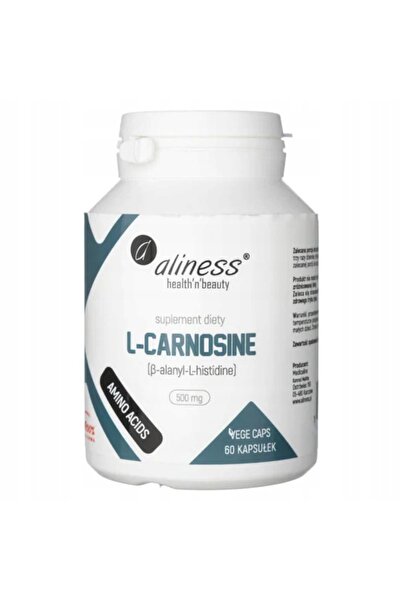 NO BRAND Aliness L-carnosine 500 mg capsule vegane 60 bucăți.