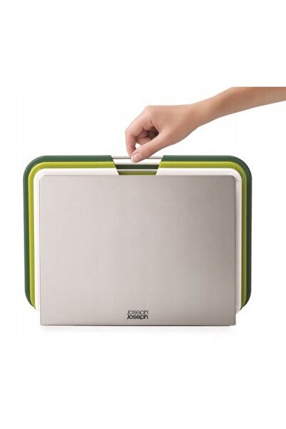 NO BRAND Set de 3 tocătoare Joseph Joseph Nest L 60164 verde