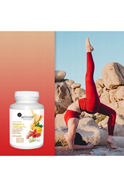 NO BRAND Aliness vitamina C 1000 mg Plus 100 capsule supliment alimentar