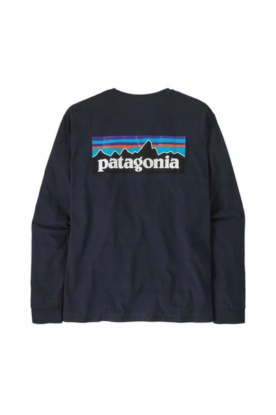 Patagonia Tricou bărbătesc P-6 Logo Responsibili-Tee Bleumarin nou [Mărimea L]