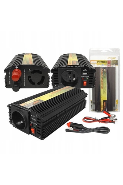 LTC LEXTOOL 24V 230V Invertor auto + CABLURI