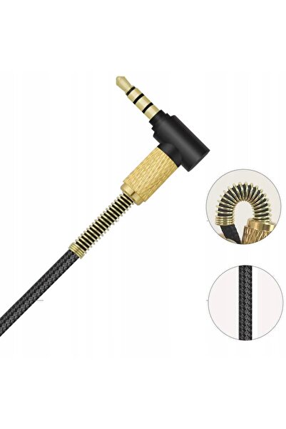 NO BRAND Cablu împletit cu unghi drept pentru SENNHEISER URBANITE XL 1,5 m PILOT