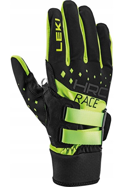 LEKI Mănuși HRC Race Shark - negru/galben neon 10