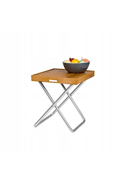 NO BRAND Tavă din lemn 42x42x5 pentru picnic, camping, pentru remorci Bo-Camp
