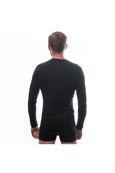 NO BRAND Bluză termoactivă Sensor Merino DF Tee L/S - negru XL
