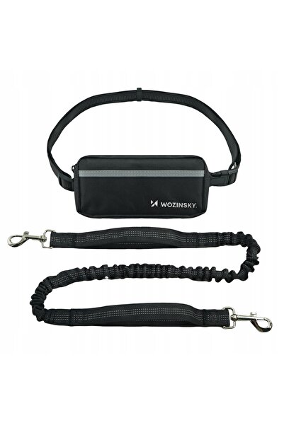 WOZINSKY WPST-01 Centură de talie cu buzunar elastic pentru alergare cu câinele