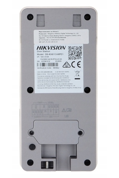 Hikvision KIT VIDEO DOORPHONE DS-KIS603-P IP APP + CARD 32GB