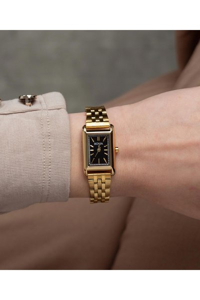 NO BRAND Ceas de damă BOWA Paris Black-Gold Steel 20