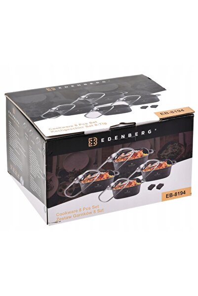 NO BRAND Set de oale Edenberg din aluminiu 8 piese