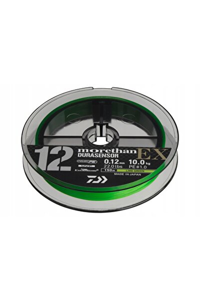 NO BRAND DAIWA MORETHAN DURASENSOR UVF X12EX 0,12mm 150m Fir împletit verde lime