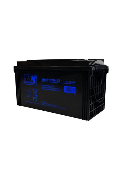 NO BRAND Baterie VRLA AGM MWP 120-12, 12 V, 120 Ah, pentru UPS și alimentare ...