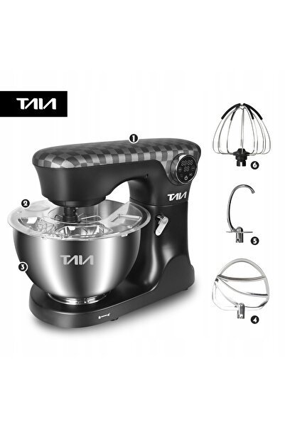 NO BRAND Mixer de bucătărie planetar puternic, tip robot, TAIA, cu kit LED fl...
