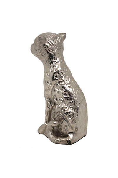 NO BRAND FIGURINĂ DE GEPARD DIN ARGINT, 15 CM