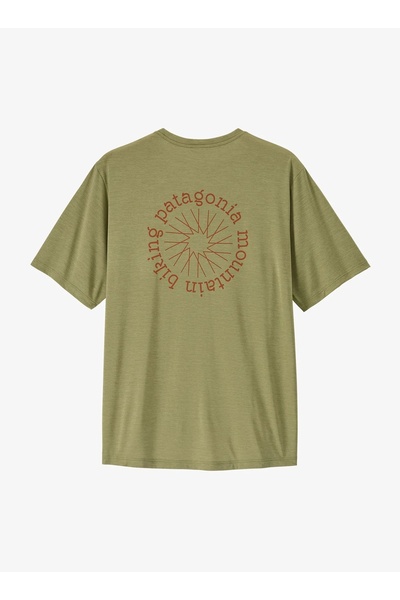 Patagonia Tricou cu imprimeu Cap Cool Daily Shirt SS - verde x-dye L