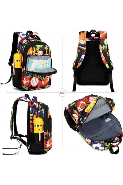 NO BRAND Rucsac școlar pentru copii și adolescenți, mare, ușor, impermeabil