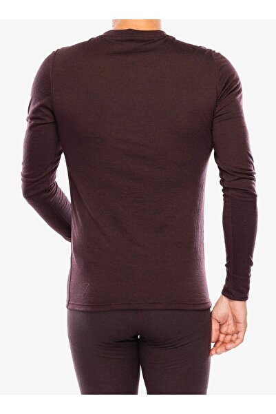 Odlo Bluză termică Merino 200 BL cu guler rotund și mânecă lungă - fudge S