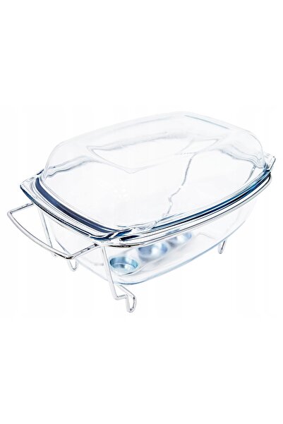 Termisil Vas dreptunghiular termorezistent 5,10l + încălzitor pentru lumânări...
