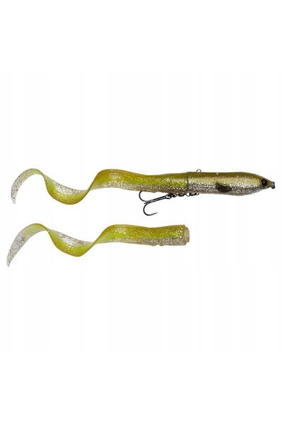 NO BRAND Guma SAVAGE GEAR 3D Hard Eel 2+1 17cm 50g Firetige