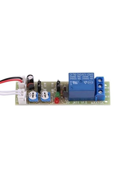 NO BRAND Releu cu temporizare zero, reglabil, pentru LED-uri, 12V CC, pentru ...