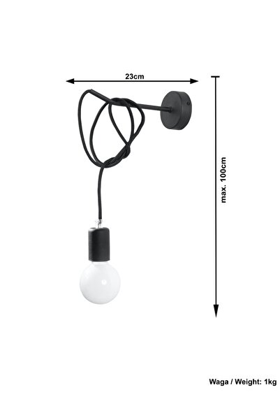 Sollux Lighting Aplică de perete EDISON