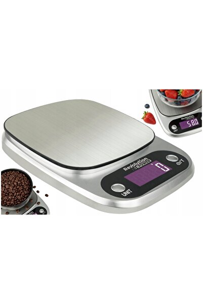 NO BRAND Cântar electronic de bucătărie cu afișaj, precizie 1g/5000g, baterii...