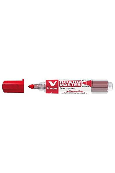 NO BRAND Marker ștersabil ROȘU pentru tablă pilot v board master round x 10