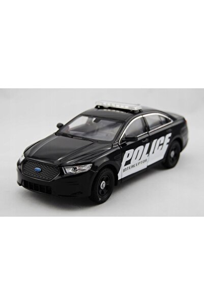 WELLY FORD POLICE INTERCEPTOR 1:24 POLIȚIE MAȘINĂ NOUĂ NEAGRĂ
