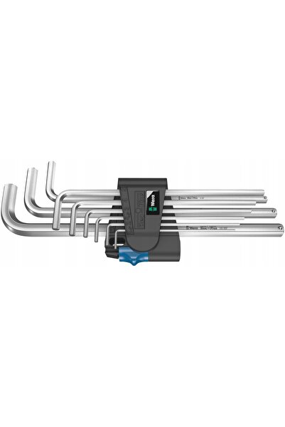 wera Zest. set de chei. ax. unghi. cu funcția de menținere. 1.5–10mm
