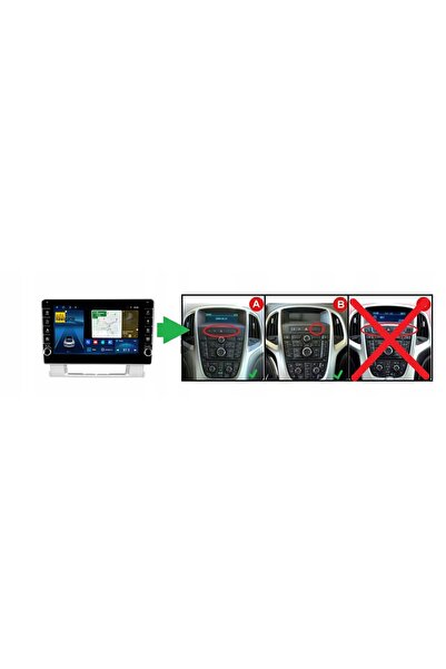 NO BRAND Radio Navigație GPS Opel Astra J 2009-2019 Android CarPlay