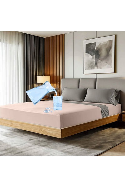 NO BRAND Protector de saltea IMPERMEABIL 160x200 cu elastic - ALEGE CULOAREA TĂU