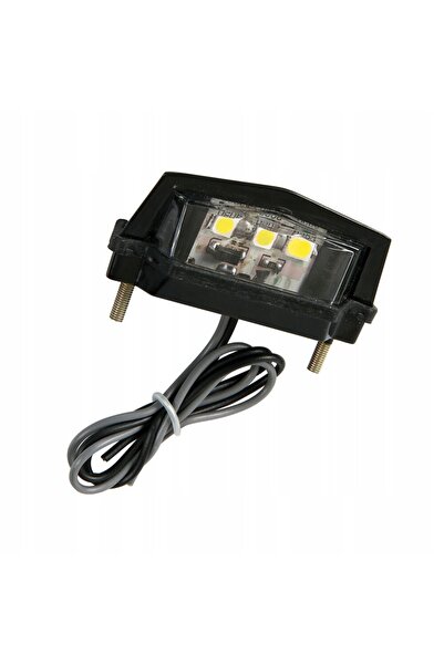 NO BRAND 90166 lumină LED-SMD pentru plăcuța de înmatriculare cu 3 puncte, albă