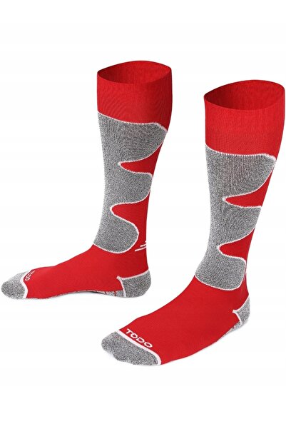NO BRAND Șosete de schi călduroase Todo ULTIMATE SKI Merino 35-38 Roșu
