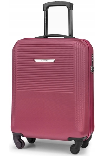 NO BRAND Valiză mică PUCCINI SAN DIEGO ABS025C 3B Bordeaux