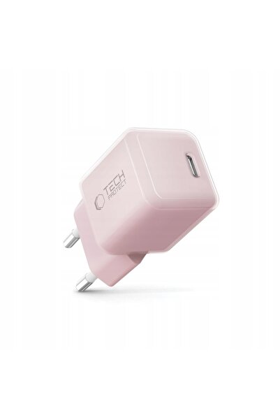 NO BRAND Încărcător de perete USB-C Tech-Protect NCM25 25W PD Roz