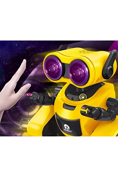 NO BRAND ROBOT INTERACTIV CU TELECOMANDĂ, CU LED-URI, MUZICĂ ȘI CONTROL PRIN ...