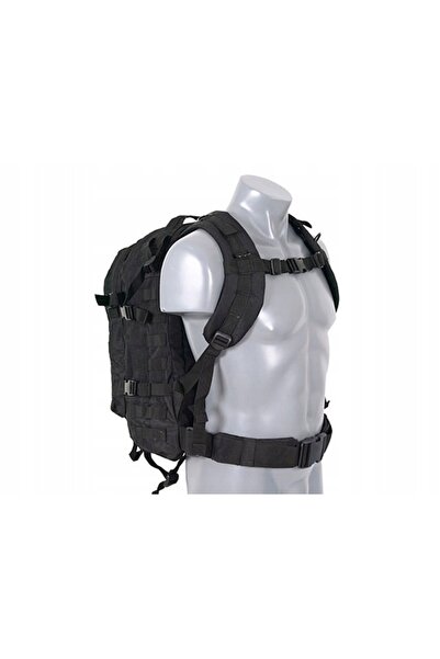 NO BRAND Rucsac tactic EDC Molle Militar 3 zile Negru