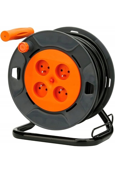 NO BRAND Cablu prelungitor ZENITECH pentru drum 25m 4 bucăți gniazd