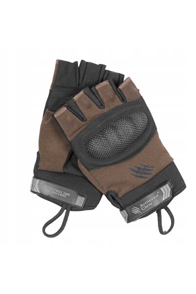 NO BRAND Mănuși tactice de tir Armored Shield Flex Cut, fără degete, Hot ASG S
