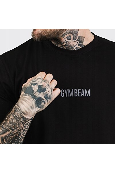 NO BRAND GymBeam L Tricou de antrenament cu mânecă scurtă Negru